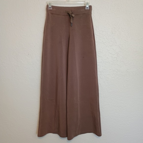 SPANX Pants - SPANX AirEssentials Wide Leg Pants Womens XS Petite Brown Lounge Sweats